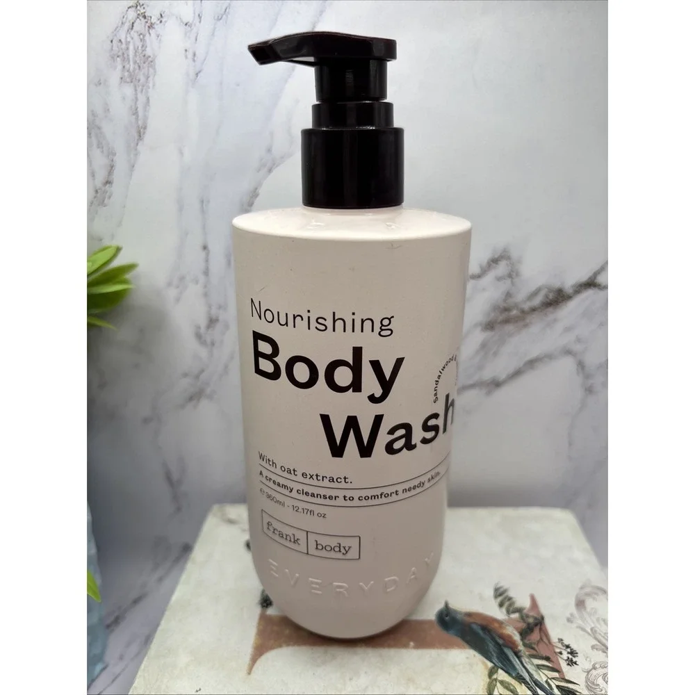 EVERYDAY by Frank Nourishing Body Wash Sandalwood & Vanilla Scent Oat Extract